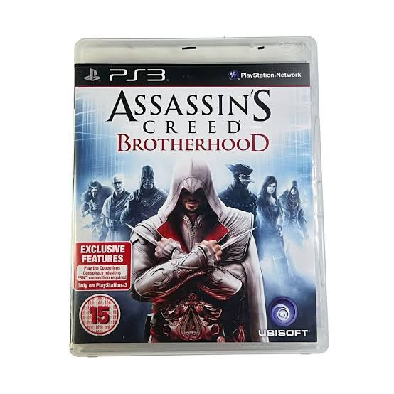 دیسک بازی اورجینال Assassin's Creed Brotherhood برای PS3 کارکرده در حد نو