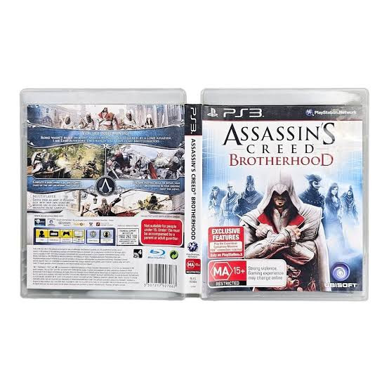 دیسک بازی اورجینال Assassin's Creed Brotherhood برای PS3 کارکرده در حد نو