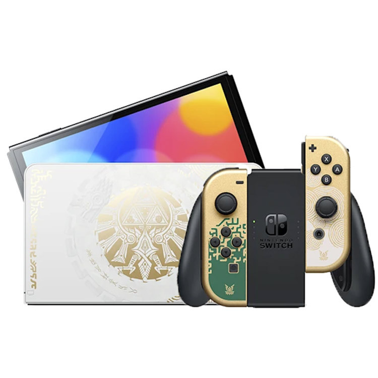 نینتندو سوییچ مدل اولد طرح باندل زلدا Zelda Edition کپی خور همراه با رم ۱۲۸ گیگ فول گیمکارکرده در حد نو