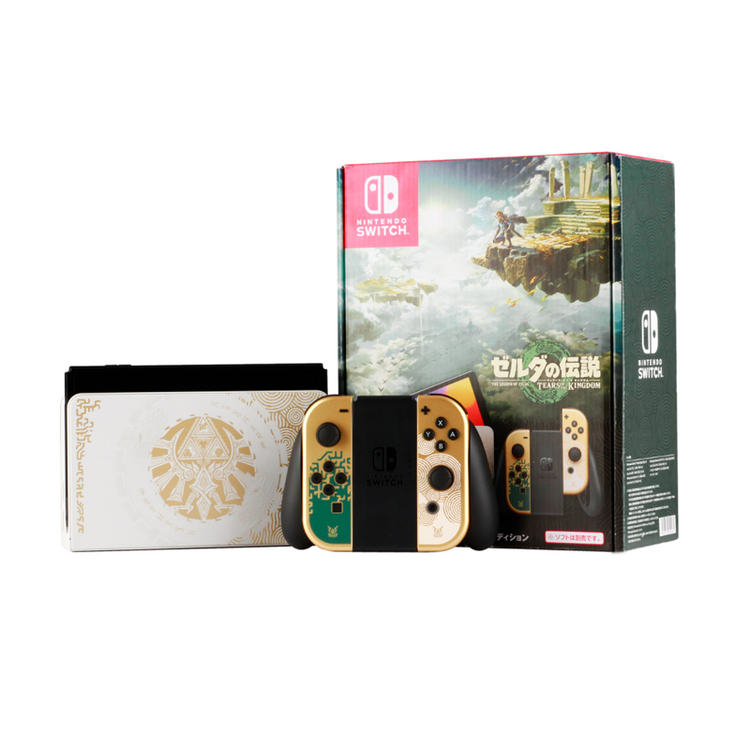 نینتندو سوییچ مدل اولد طرح باندل زلدا Zelda Edition کپی خور همراه با رم ۱۲۸ گیگ فول گیمکارکرده در حد نو