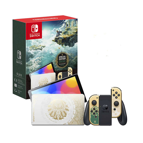 نینتندو سوییچ مدل اولد طرح باندل زلدا Zelda Edition کپی خور همراه با رم ۱۲۸ گیگ فول گیمکارکرده در حد نو