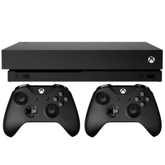 کنسول بازی مایکروسافت استوک Xbox One X | حافظه 1 ترابایت + یک دسته اضافه